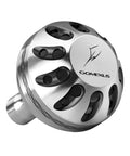 Power Knob Upgrade For Shimano And Daiwa Reels, 38mm Metal Round Handle With Beefed-Up Palm Grip, close-up view of design and material