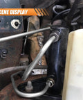 Built Tough 10 Inch Stainless Steel Hard Brake Line Three Pack With 3/16 Inch Inverted Flare Fittings For A No Stress Swap and Keep Your Daily Driver Safe On The Street Right Now installed on a brake system.