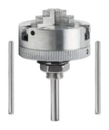 Three Jaw Self Centering Mini Lathe Chuck For Woodworking And CNC Projects Heavy Duty Wood Lathe Chuck With Hardened Build Super Stable Grip Versatile For Drills And Milling Easy Setup And Precise Turning, three-jaw chuck with key