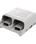 Compact Two Way Drone Battery Charger Hub With USB Power Source LED Indicator And Storage Mode, front angle view