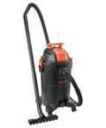 8 Gallon Wet Dry Shop Vacuum With 4.5 Peak HP Portable Grab And Go Power One Button Self Cleaning Dual Filter System