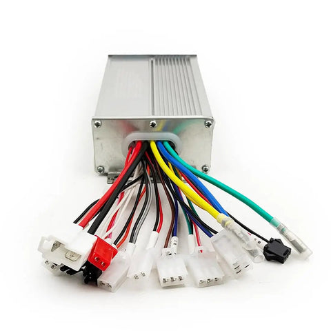 Versatile 24V 36V 48V 500W Brushless Hub Motor Controller With Square Wave For Electric Bikes Scooters And Vehicles PAS Cruise Compatible Includes Short Voltage Protection 19V 30V 42V