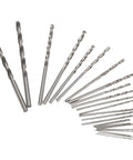 Micro Drill Bit Set For Jewelry And Watches, precision straight shank mini bits, arranged in size sequence, high speed steel