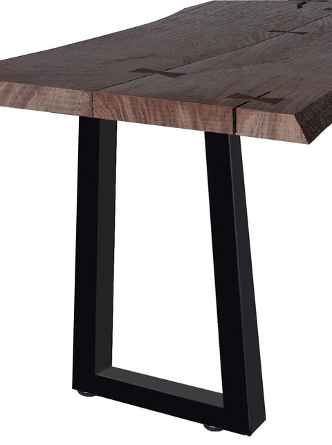 Industrial Metal Table Legs 28 Inch High By 18 Inch Wide With 5cm Thick Square Tubing Rustic Style Dining