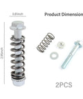 Beef Up Your Exhaust With M10x1.25 Bolts And Nuts Kit 75mm Length Includes Two Sets Of Exhaust Manifold Bolts, Springs, Nuts