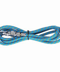 Flexible Nylon Braided Airbrush Air Hose Kit 6 Feet Long With Kink Resistant Build and 1/8 To 1/4 Inch Quick Connects coiled with fittings