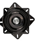 Top view of 2 Pack 10 Inch Heavy Duty Bar Stool Swivel Plate Replacement with 360 Degree Ball Bearing Turntable Base for Swivel Chairs