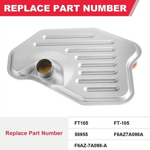 Beefed Up Transmission Filter With Gasket Kits Fits Ford Expedition F150 Mustang And Explorer For 4R70W 4R75W 4R75E Automatic