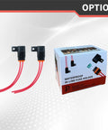 Kickass Rig Ready IP67 Waterproof Inline ATO ATC Blade Fuse Holder 30 Amp With Secure Cover And 12 AWG Wire For Auto Marine And Fishing Boat Electrical Systems 2 Pack with two holders and packaging.