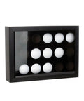 Golf Ball Display Case With EVA Foam Protection Wall Mount Or Desktop Shadow Box Holds Up To 15 Balls For Collectors