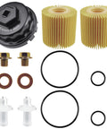 Oil Change Tool Kit for Toyota and Lexus, 04152-YZZA1 Replacement Set with 64mm 14Flute Oil Filter Wrench, Drain Plug and Gasket