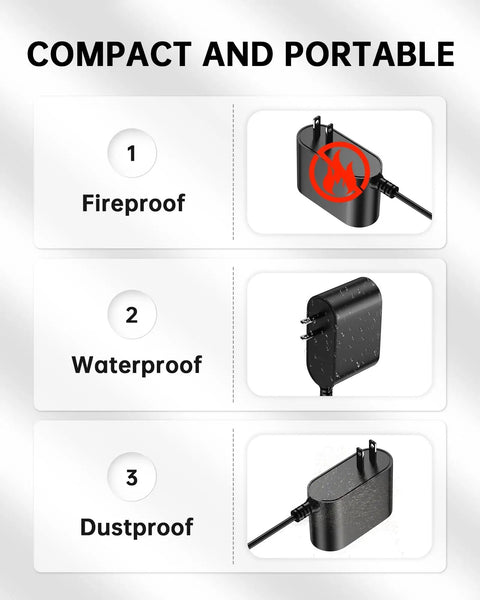 10V Charger For Bissell Pet Stain Eraser Cordless Handheld Carpet Cleaner Replacement Power Adapter, fireproof, waterproof, dustproof