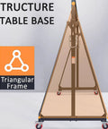 Adjustable Gantry Crane 2-Ton Portable Hoist Frame With Trolley, Sling, Shackles, Hooks And Festoon System triangular base