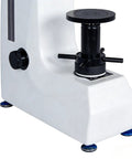 Close-up of Heavy Duty Electric Motorized Superficial Rockwell Hardness Tester Features Dial Display for precise metal measurements.