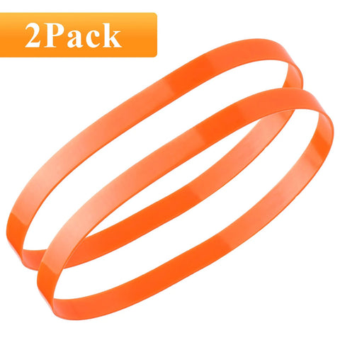 Premium Urethane Bandsaw Tires 14 Inch By 1 Inch By 0.095 Inch Two Pack With Quick Install No Adhesive Needed For Smooth Blade Tracking and Traction