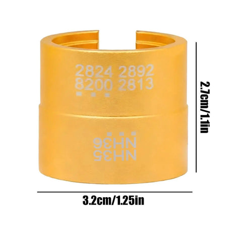 Pro Grade Watch Movement Holder Aluminum Alloy Rust Proof Stand For Double Sided Repair Fixture Clock Assembly And Maintenance