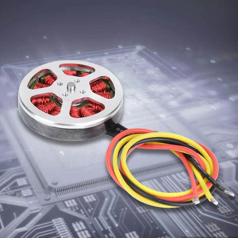 Heavy Duty Brushless Motor 5010 360KV For Outdoor Multi Axis Loads With Hollow Cover And Double Bearings Low KV Power High Torque