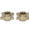 Two metal hub adapters for 24 Inch Rear Axle Kit With 160mm Brake Disc For Go Karts And ATVs Beefy Heavy Duty Rear Axle Assembly