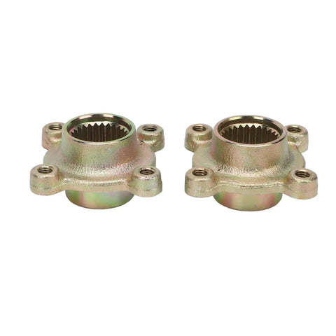 Two metal hub adapters for 24 Inch Rear Axle Kit With 160mm Brake Disc For Go Karts And ATVs Beefy Heavy Duty Rear Axle Assembly