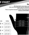 Size chart for Durable Nitrile Disposable Gloves 4 Mil Thick 1000 Count Powder Free Latex Free Food Safe For Cooking Kitchen And Household Use