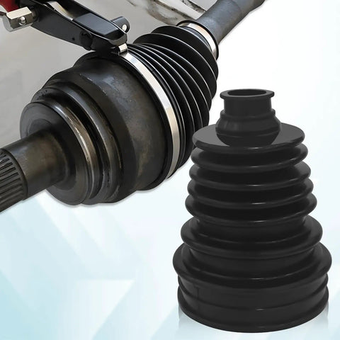 Universal CV Boot Repair Kit For 19mm To 24mm Shafts Soft Silicone CV Boot With 4 Stainless Steel Clamps And 6 Cable Ties