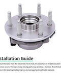 Front Wheel Hub Bearing Assembly 515036 For Chevy Silverado 1500 1999-2006 4x4 with installation guide