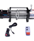 Heavy Duty 12000 Lb Electric Winch For Off Road Trucks, Jeep, And Suv, 12 Volt Waterproof IP68 Design with Steel Cable and Remote Control.