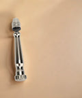 Pin Vise Hand Drill Kit With Aluminum Alloy Manual Small Drill displayed on a beige background