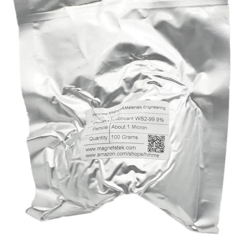 Engine Gearbox Solid Lubricant With 99.9 Percent WS2 Tungsten Disulfide One Micron Particles 100 Gram Pack