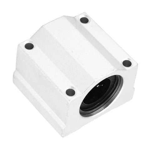Pro Level CNC Machined Aluminum Linear Motion Slide Blocks With Precision Ground Ball Bearings Crafted For Zero Drag Operations And Bulletproof Shop Floor Performance Two Pack, side view of block.