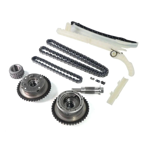 Top Grade Timing Chain Kit For 2014-2017 Mercedes-Benz Cba250 2.0L Engine Build With Durable Alloy Construction To Keep Your Ride Cruising Smooth And Avoid Any Costly Breakdowns While You're Out On The Open Road Today. timing chain kit with guides, sprockets, and tensioner for Mercedes 2.0L alloy engine replacement