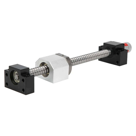 Smashing HaloVerde Rolled Ball Screw Kit With 16mm Bearing Steel Rail and SFU1605 Nut For Smooth Automation Projects, BK BF12 Mounts Included with rail assembly
