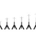 Built Tough Telescopic Rv Jack Set Of Two Adjusts Easily Between 16 And 30 Inches Quick Grip Pin Design, adjustable steel jacks.