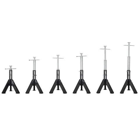 Built Tough Telescopic Rv Jack Set Of Two Adjusts Easily Between 16 And 30 Inches Quick Grip Pin Design, adjustable steel jacks.