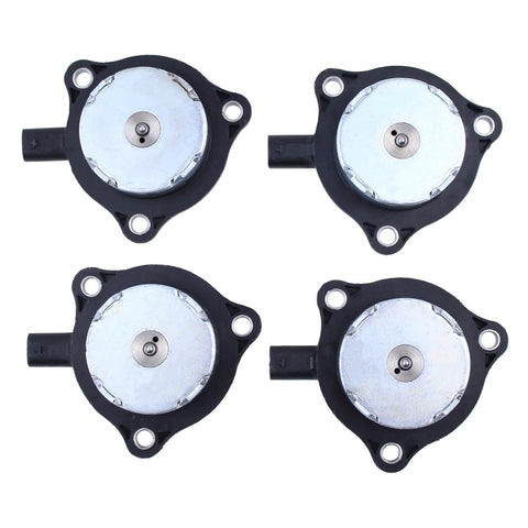 Plug And Play 4 Piece Engine Camshaft Position Sensor Kit With Cam Phaser Actuator for Chrysler, 4 circular sensors