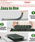 Heat Mats For Plants With Thermostat Controller Two Pack 10 By 20 Inches Graphene Heating Technology setup instructions