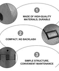 Check Out This 3 Piece Black L075 Jaws Coupler Set With Rubber Spider Inserts Perfect Buffer For CNC Lathe And Motor Pump Connections Easy Hook Up. black L075 jaw coupling with rubber spider inserts, no backlash