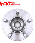Top view of Beefed Up Front Wheel Bearing Hub Assembly For AWD Fit For 2005 2008 Dodge Magnum, 2007 2016 Dodge Charger, And 2005 2016 Chrysler 300 With 5 Lugs Front Position Left Or Right Replacement OE Quality.