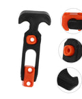 Heavy Duty Hood Latch Kit 10 Piece Replacement for Cars Rubber T Handle Latches Safe Locking Hasp to Minimize Vibration close-up