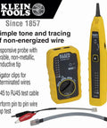Wire Tracer Tone Generator And Probe Kit For Ethernet Telephone Coax Video And Data Cables RJ45 RJ11