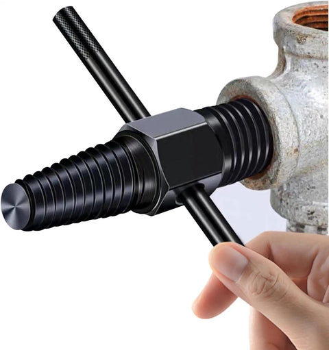 Dual Head Screw Extractor Kit For One Half And Three Quarter Inch Damaged Screws And Bolts, DIY Friendly Remover for rusted pipes
