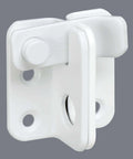 Flip Gate Latch Beefy Lock With Slide Bolt For Barn Fence Gate Cabinet Pet Cage Door Safety Catch Matte White Rust Resistant SUS304 Stainless Steel Durable Hardware MS5007W
