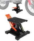 Adjustable Dirt Bike Stand And Motorcycle Lift Jack 1000 lb Capacity, hydraulic with pedal, for garage maintenance and repair