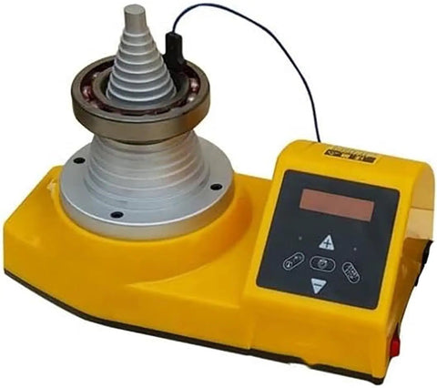 Heavy Duty Cone Style Bearing Heater 2 KW Induction Coil with digital display for heating bearings 20 to 120 millimeters.