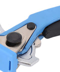 Close-up of Fast Ratchet Bench Clamps With Protective Pads For Woodworking Three Quarter Inch Bench Dogs In Carbon Steel