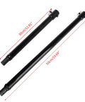 Extended Length Auger Bit Set For Drilling Deep Holes With Ease, Thirty To Fifty Centimeter Extension, black metal rods