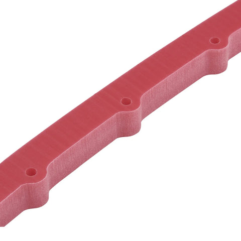 Total Game Changer Mini Flexible Curve Guide For Router Jobs, 39 Inch Extended Reach By 5/16 Inch Thin Profile, pink guide for smooth cuts.