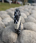 Durable Sageo Wrapping Cord For Katana Wakizashi Tanto Dope Black And White Synthetic Silk Hanging Cord 300 Centimeters Long 118 Inches