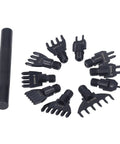8 Piece Leather Stitch Punch Chisel Set With Interchangeable Claw Heads 4 5 6mm High Carbon Steel Precise Spacing tools.
