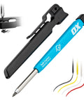 Mechanical Carpenter Pencil Set Built Tough For Construction Pros with belt clip, sharpener, holder, and refillable leads